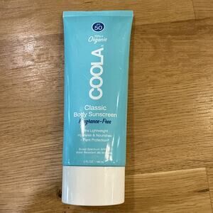 Coola SPF 50 Classic Body Sunscreen Fragrance Free 5 Oz EXP 9/26 SEALED